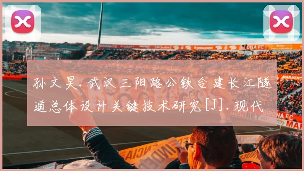 孙文昊.武汉三阳路公铁合建长江隧道总体设计关键技术研究[J].现代隧道技术