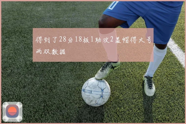 得到了28分18板1助攻2盖帽得大号两双数据