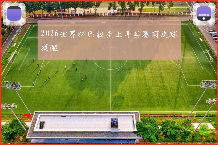 2026世界杯巴拉圭土耳其赛前进球提醒